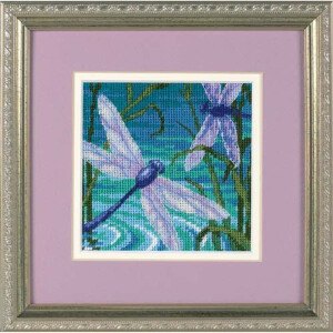 Dimensions stamped Needlepoint stitch kit "Dragonfly...