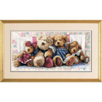 Dimensions counted cross stitch kit "Gold Collection A Row Of Love", 45,7x22,8cm, DIY