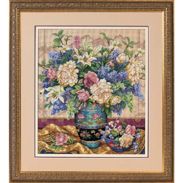 Dimensions counted cross stitch kit "Gold Collection Oriental Splendor", 30,4x35,5cm, DIY