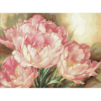 Dimensions counted cross stitch kit "Gold Collection Tulip Trio", 40,6x30,4cm, DIY