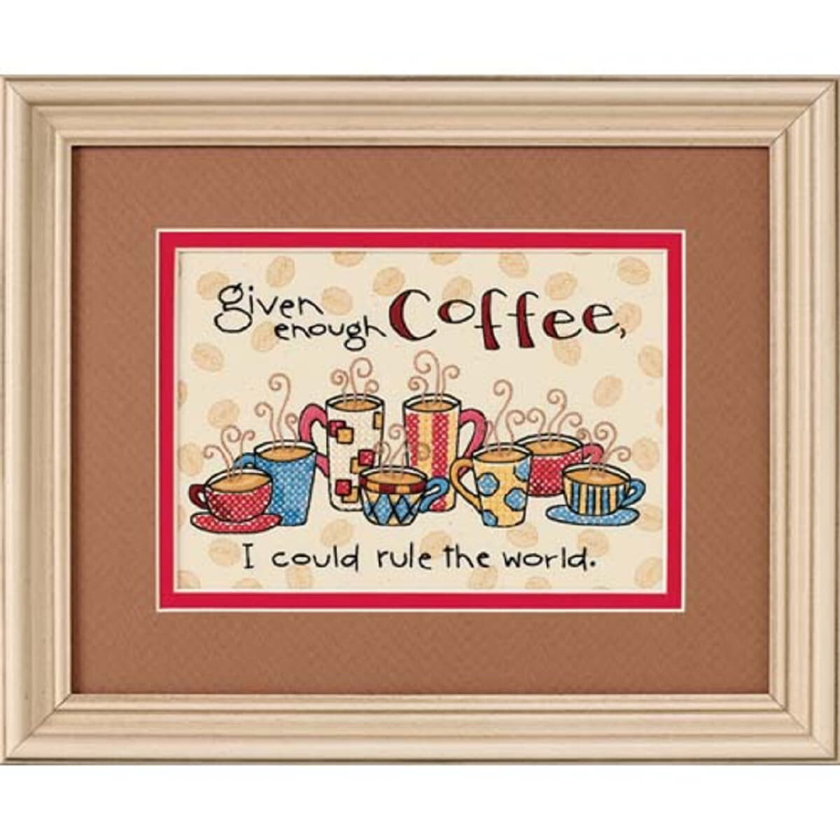 Dimensions stamped cross stitch kit "Enough...