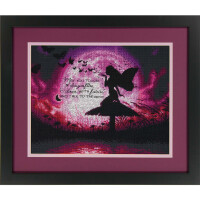 Dimensions counted cross stitch kit "Butterfly Fairy", 35,5x27,9cm, DIY