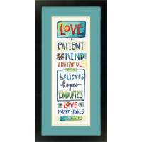 Dimensions counted cross stitch kit "Love is", 15,2x45,7cm, DIY