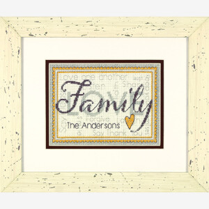 Dimensions counted cross stitch kit "Family",...