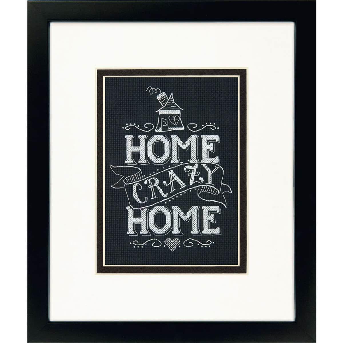 Dimensions counted cross stitch kit "Home Crazy...