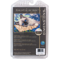 Dimensions counted cross stitch kit "Gold Collection Petites Charming", 17,7x12,7cm, DIY