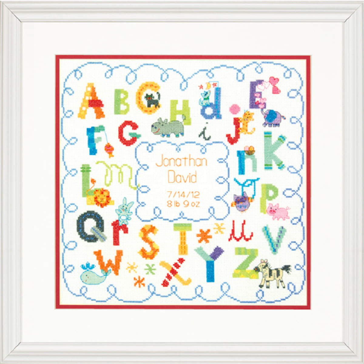 Dimensions counted cross stitch kit "Birth Record...