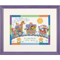 Dimensions counted cross stitch kit "Birth Record Baby Express", 30,4x22,8cm, DIY