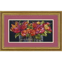 Dimensions counted cross stitch kit "Gold Collection Flowers of Joy", 45,7x22,8cm, DIY