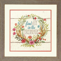 Dimensions counted cross stitch kit "Rustic Bloom", 30,4x30,4cm, DIY