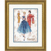 Dimensions counted cross stitch kit "Simplicity Vintage", 22,8x30,4cm, DIY