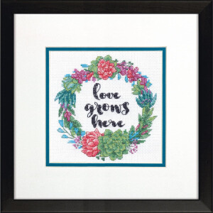 Dimensions counted cross stitch kit "Succulent...