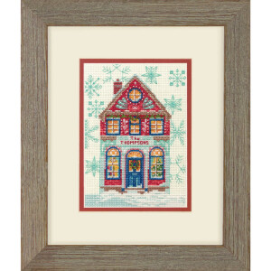Dimensions counted cross stitch kit "Holiday Home", 12,7x17,7cm, DIY