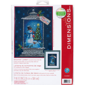 Dimensions counted cross stitch kit "Snowman...