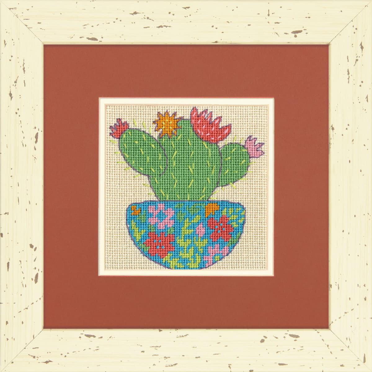 Dimensions Juego de tapiz "Cactus feliz",...