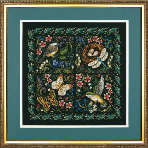 Dimensions counted cross stitch kit "Gold Collection Finery Of Nature", 35,5x35,5cm, DIY