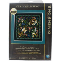 Dimensions Kit de point de croix "Gold Collection Splendeur de la nature", motif à compter, 35,5x35,5cm
