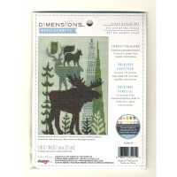 Dimensions counted cross stitch kit "Forest Folklore", 12,7x17,7cm, DIY