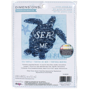 Dimensions counted cross stitch kit "Sea...