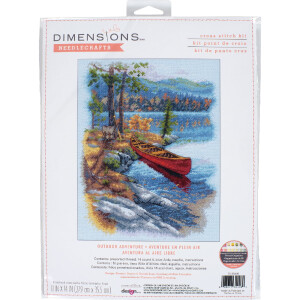Dimensions counted cross stitch kit "Outdoor Adventure", 27,9x35,5cm, DIY