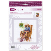 Riolis counted cross stitch kit "Stitching Time", 30x30cm, DIY