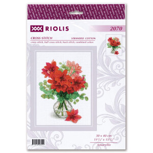 Riolis counted cross stitch kit "Amaryllis",...