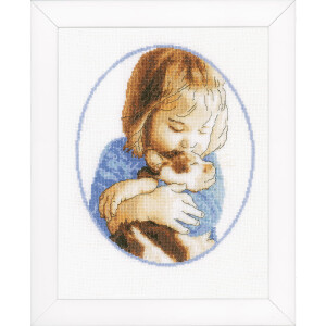 Vervaco counted cross stitch kit "Cat cuddles",...