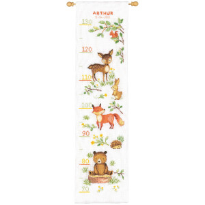 Vervaco counted cross stitch kit "Forest animals...