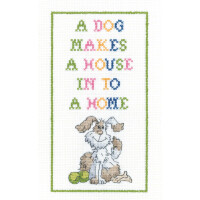 Heritage counted cross stitch kit Aida "House in to a Home", KSHH1654-A, 11x20,5cm, DIY