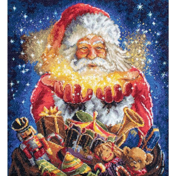 Letistitch counted cross stitch kit "Christmas Miracle", 29x30cm, DIY