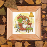 Bothy Threads counted cross stitch kit "Briarwood Lane: And Relax...", XBR3, 29x30cm, DIY