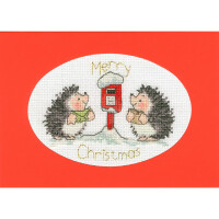 Bothy Threads  greating card counted cross stitch kit "Last Post", XMAS64, 13x9cm, DIY