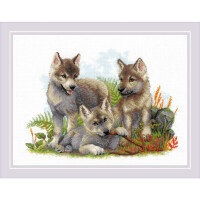 Riolis counted cross stitch kit "Sons of the Forest", 40x30cm, DIY