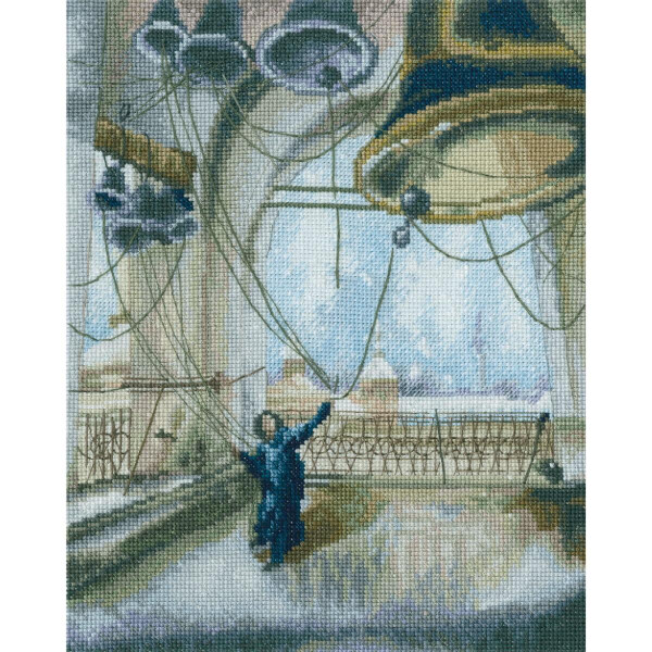 RTO counted cross stitch kit "Bell chamber", 19,5x24,5cm, DIY