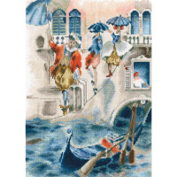 RTO counted cross stitch kit "Tightrope Walkers", 20x28,5cm, DIY