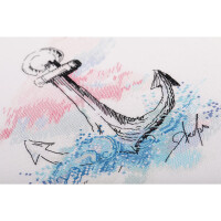 Panna Набор для вышивания крестом "Морской якорь", счетная схема, 20x24 см