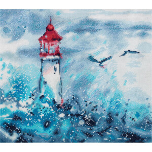 Panna counted cross stitch kit "Lighthouse in...