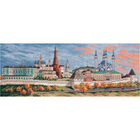 Kit point de croix Panna "Autumn Kazan", compté, DIY, 36,5x14cm