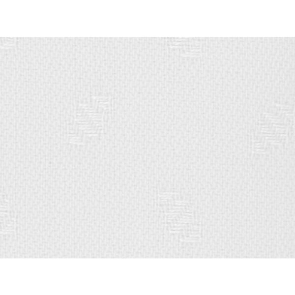 Tischdecke mit eingewebten Gerstenkorn-Feld zum Besticken, 80x80cm, 752110, weiß