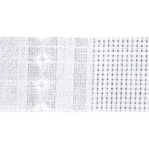 Чехол для подушки с тканым Aida для вышивания крестом, 40x40см, 755010, белый