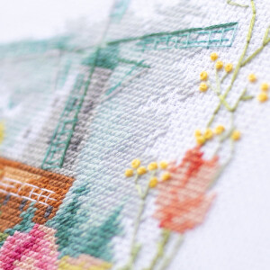 Magic Needle Набор для вышивания крестом "Тюльпаны Голландии", счетный узор, 18х29см