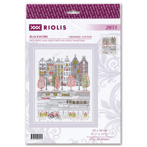 Riolis counted cross stitch kit "City on...
