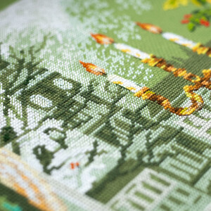 Magic Needle Zweigart Edition counted cross stitch kit "Music of London", 40x31cm, DIY