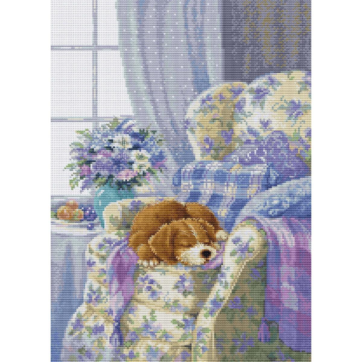 Luca-S counted cross stitch kit "Cozy...