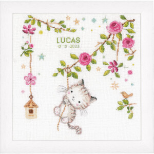 Vervaco counted cross stitch kit "Cheeky...