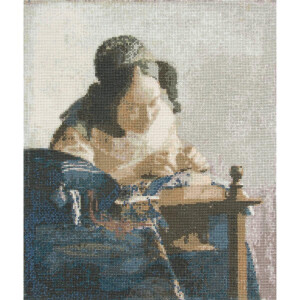 DMC counted cross stitch kit "Louvre The...