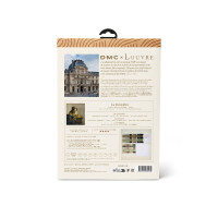 Kit punto croce DMC "Louvre The Lace Maker", contato, fai da te, 44x49cm