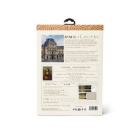 Kit point de croix DMC "Louvre Mona Lisa", compté, DIY, 38x49cm