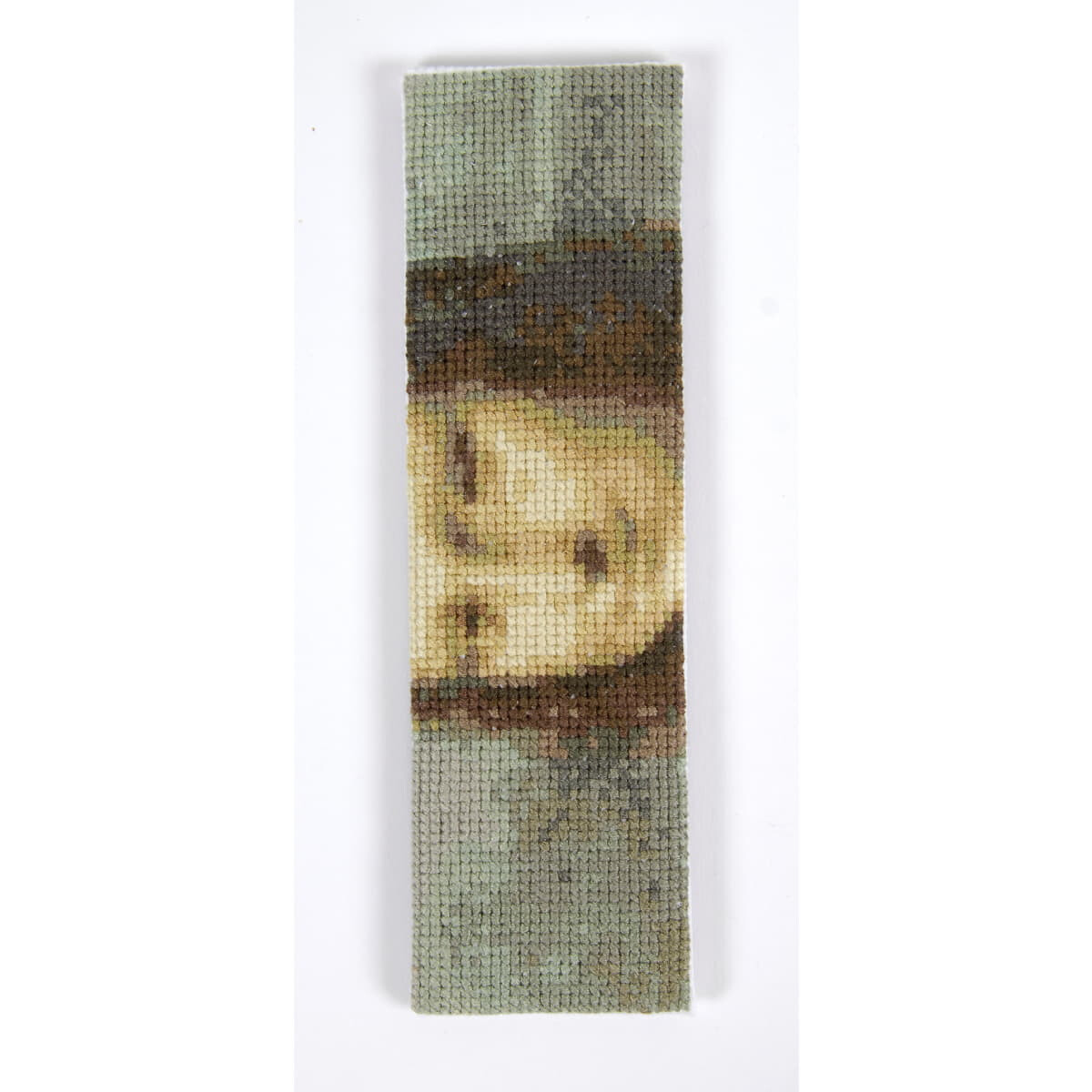 DMC bookmark counted cross stitch kit "Louvre Mona...