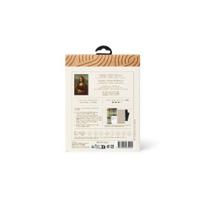 DMC bookmark counted cross stitch kit "Louvre Mona Lisa", 15x27cm, DIY